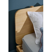 Temple &amp; Webster Bobble Pine Wood Ball Foot Bed