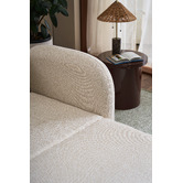 Temple &amp; Webster Georgia 3 Seater Queen Boucle Sofa Bed