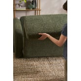 Temple &amp; Webster Nani 3 Seater Queen Upholstered Sofa Bed