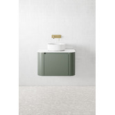 Temple &amp; Webster Leon 750mm Wall-Hung Single Vanity