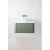 Temple &amp; Webster Leon 900mm Wall-Hung Single Vanity