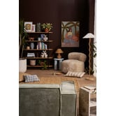 Temple &amp; Webster Dolly Faux Fur Swivel Accent Chair