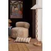 Temple &amp; Webster Marcy Wicker Floor Lamp