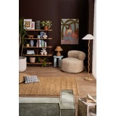 Temple &amp; Webster Gabi Grid Hand-Woven Jute Rug