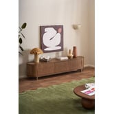 Temple &amp; Webster Premium Cannes Curved Entertainment TV Unit