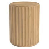 Temple &amp; Webster Harriet 2 Drawer Mango Wood Bedside Table