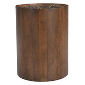 Temple &amp; Webster Romy 2 Drawer Marble &amp; Mango Wood Bedside Table
