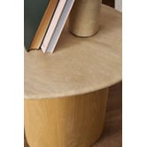 Temple &amp; Webster Ari Travertine Side Table