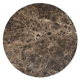 Temple &amp; Webster Eliza Marble &amp; Mango Wood Side Table