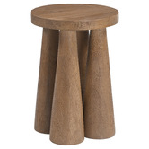 Temple &amp; Webster Fleur Mango Wood Side Table