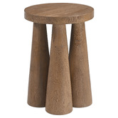 Temple &amp; Webster Fleur Mango Wood Side Table