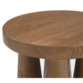 Temple &amp; Webster Fleur Mango Wood Side Table