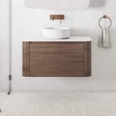 Temple &amp; Webster Boyd 900mm Wall Hung Single Vanity