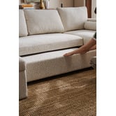 Temple &amp; Webster Frida 4 Seater Storage Sofa Bed with Double Chaise