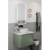 Temple &amp; Webster Leon 750mm Wall-Hung Single Vanity