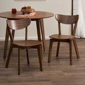 Temple &amp; Webster Larsen Wooden Dining Chairs