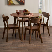 Temple &amp; Webster 4 Seater Larsen Round Dining Set