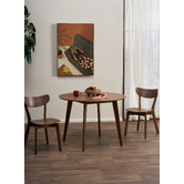 Temple &amp; Webster Larsen Round Wooden Dining Table