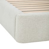 Temple &amp; Webster Emery Upholstered Gas Lift Storage Bed Frame