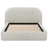 Temple &amp; Webster Emery Upholstered Gas Lift Storage Bed Frame