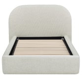 Temple &amp; Webster Emery Upholstered Gas Lift Storage Bed Frame