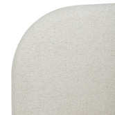 Temple &amp; Webster Emery Upholstered Gas Lift Storage Bed Frame