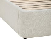 Temple &amp; Webster Abode Upholstered Gas Lift Storage Bed Frame