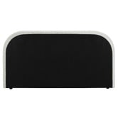 Temple &amp; Webster Emery Upholstered Gas Lift Storage Bed Frame