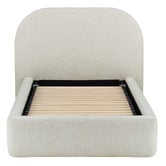 Temple &amp; Webster Emery Upholstered Gas Lift Storage Bed Frame