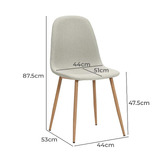 Temple &amp; Webster Milford Upholstered Dining Chairs