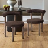 Temple &amp; Webster Roselin Boucle Dining Chairs