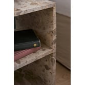 Temple &amp; Webster Beige Delight Mia Marble Side Table