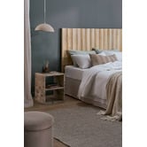 Temple &amp; Webster Beige Delight Mia Marble Side Table