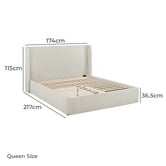 Temple &amp; Webster Abode Upholstered Bed Frame
