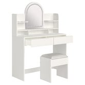 Temple &amp; Webster 2 Piece Zara LED Dressing Table and Stool Set