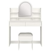 Temple &amp; Webster 2 Piece Zara LED Dressing Table and Stool Set