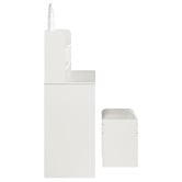 Temple &amp; Webster 2 Piece Zara LED Dressing Table and Stool Set