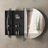 Temple &amp; Webster Nomad 1500mm Wall Hung Double Vanity with Basin &amp; Shaving Cabinet Package