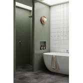 Temple &amp; Webster Riley Travertine-Look Wall Sconce