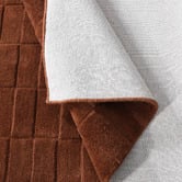 Temple &amp; Webster Gracie Grid Hand-Woven Wool Rug