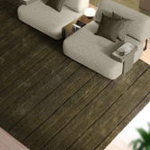 Temple &amp; Webster Suki Striped Hand-Woven Wool-Blend Rug