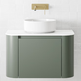 Temple &amp; Webster Leon 750mm Wall-Hung Single Vanity