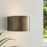 Temple &amp; Webster Harlyn Curved Outdoor Wall Light