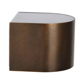 Temple &amp; Webster Harlyn Curved Outdoor Wall Light