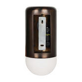 Temple &amp; Webster Ivor Frosted Glass Outdoor Wall Light