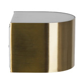 Temple &amp; Webster Harlyn Curved Outdoor Wall Light