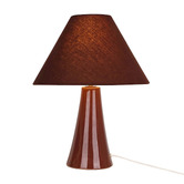 Temple &amp; Webster Ginny Ceramic &amp; Linen Table Lamp