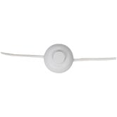 Temple &amp; Webster Sutton Linen Floor Lamp