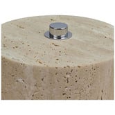 Temple &amp; Webster Piper Travertine Cordless LED Table Lamp