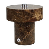 Temple &amp; Webster Piper Marble Cordless LED Table Lamp